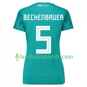 Tenue Allemagne Beckenbauer 5 Féminine Exterieur Coupe du monde 2018 Maillot de Foot